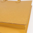 LOUIS VUITTON Epi Sac Plat Hand Bag Yellow M52079 LV Auth BA7577-9