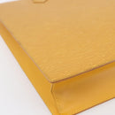 LOUIS VUITTON Epi Sac Plat Hand Bag Yellow M52079 LV Auth BA7577-14