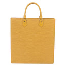 LOUIS VUITTON Epi Sac Plat Hand Bag Yellow M52079 LV Auth BA7577-2