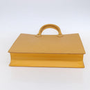 LOUIS VUITTON Epi Sac Plat Hand Bag Yellow M52079 LV Auth BA7577-5