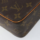LOUIS VUITTON Monogram Compiegne 23 Clutch Bag M51847 LV Auth BA7578-16