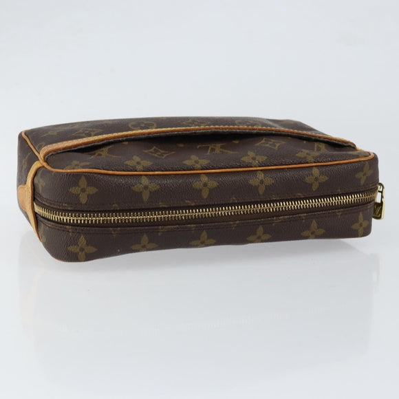 LOUIS VUITTON Monogram Compiegne 23 Clutch Bag M51847 LV Auth BA7578
