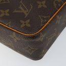 LOUIS VUITTON Monogram Compiegne 23 Clutch Bag M51847 LV Auth BA7578-14