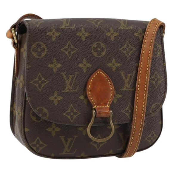 LOUIS VUITTON Monogram Saint Cloud MM Shoulder Bag M51243 LV Auth BA7579