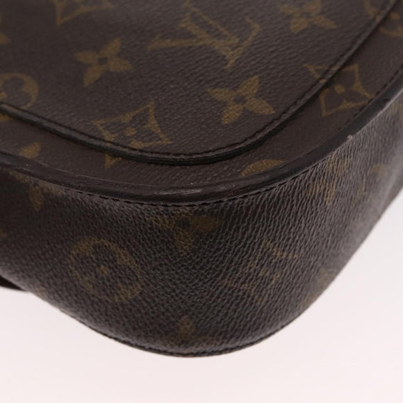 LOUIS VUITTON Monogram Saint Cloud MM Shoulder Bag M51243 LV Auth BA7580