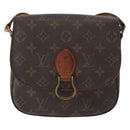 LOUIS VUITTON Monogram Saint Cloud MM Shoulder Bag M51243 LV Auth BA7580-13