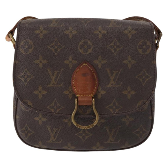 LOUIS VUITTON Monogram Saint Cloud MM Shoulder Bag M51243 LV Auth BA7580