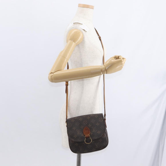 LOUIS VUITTON Monogram Saint Cloud MM Shoulder Bag M51243 LV Auth BA7580