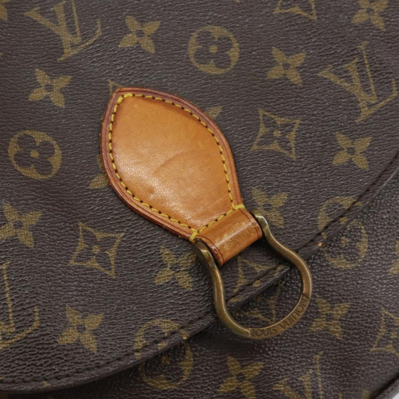 LOUIS VUITTON Monogram Saint Cloud GM Shoulder Bag M51242 LV Auth BA7581