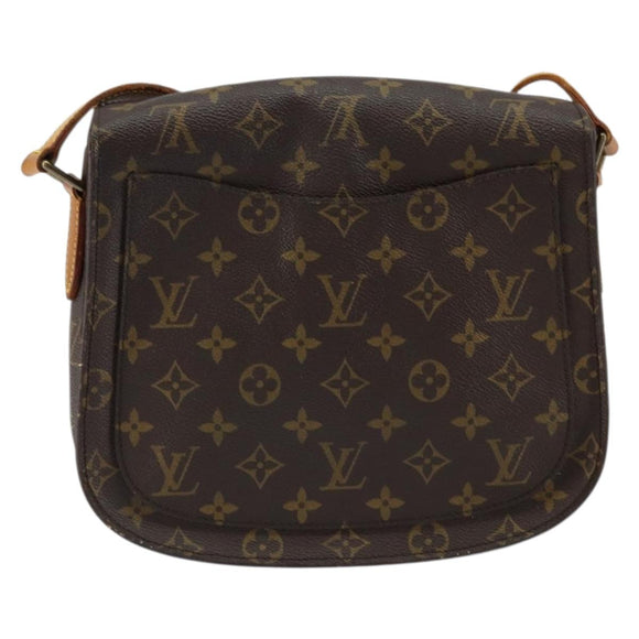 LOUIS VUITTON Monogram Saint Cloud GM Shoulder Bag M51242 LV Auth BA7581