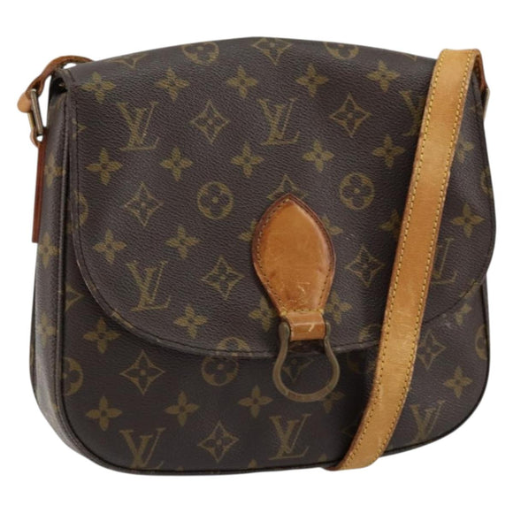 LOUIS VUITTON Monogram Saint Cloud GM Shoulder Bag M51242 LV Auth BA7582