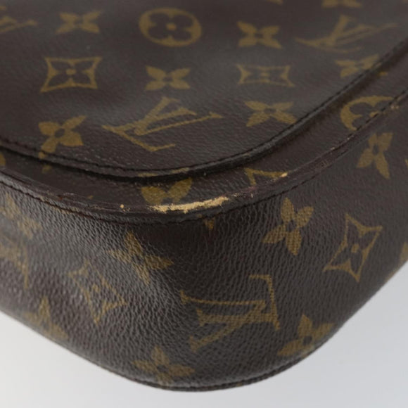 LOUIS VUITTON Monogram Saint Cloud GM Shoulder Bag M51242 LV Auth BA7582