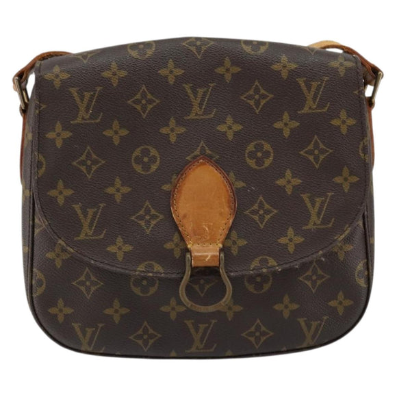 LOUIS VUITTON Monogram Saint Cloud GM Shoulder Bag M51242 LV Auth BA7582