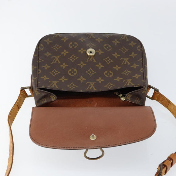 LOUIS VUITTON Monogram Saint Cloud GM Shoulder Bag M51242 LV Auth BA7583