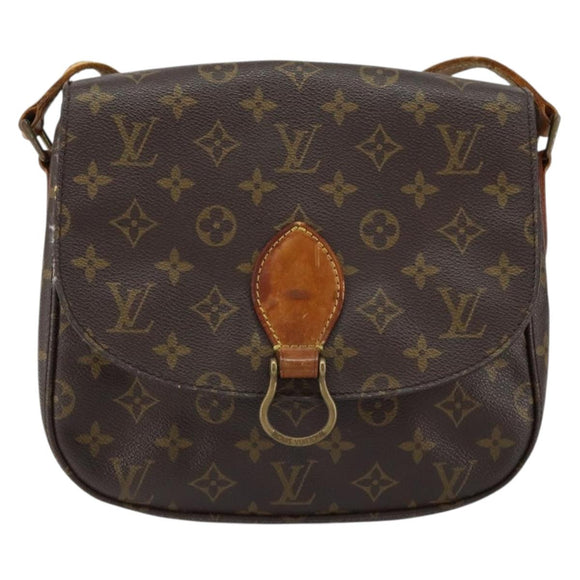 LOUIS VUITTON Monogram Saint Cloud GM Shoulder Bag M51242 LV Auth BA7583