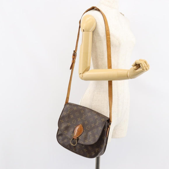 LOUIS VUITTON Monogram Saint Cloud GM Shoulder Bag M51242 LV Auth BA7583