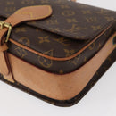 LOUIS VUITTON Monogram Cartouchiere MM Shoulder Bag M51253 LV Auth BA7584-16