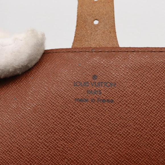 LOUIS VUITTON Monogram Cartouchiere MM Shoulder Bag M51253 LV Auth BA7584