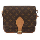 LOUIS VUITTON Monogram Cartouchiere MM Shoulder Bag M51253 LV Auth BA7584-13