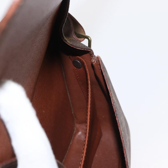 LOUIS VUITTON Monogram Cartouchiere MM Shoulder Bag M51253 LV Auth BA7584