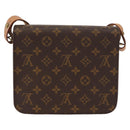 LOUIS VUITTON Monogram Cartouchiere MM Shoulder Bag M51253 LV Auth BA7584-2