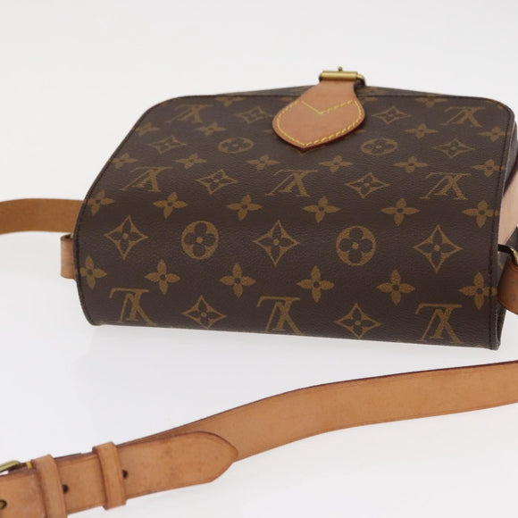 LOUIS VUITTON Monogram Cartouchiere MM Shoulder Bag M51253 LV Auth BA7584