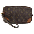 LOUIS VUITTON Monogram Marly Dragonne PM Clutch Bag M51827 LV Auth BA7586-1