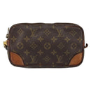 LOUIS VUITTON Monogram Marly Dragonne PM Clutch Bag M51827 LV Auth BA7586-13