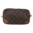 LOUIS VUITTON Monogram Marly Dragonne PM Clutch Bag M51827 LV Auth BA7586-2