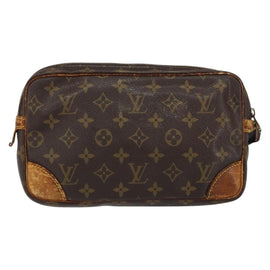 LOUIS VUITTON Monogram Marly Dragonne GM Clutch Bag M51825 LV Auth BA7587 - 0