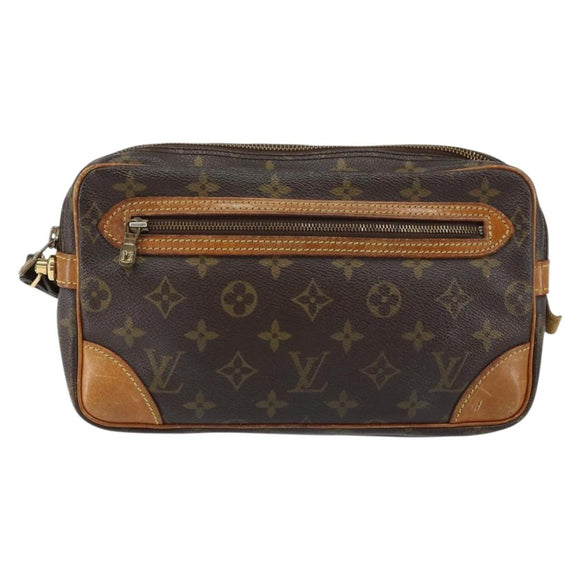 LOUIS VUITTON Monogram Marly Dragonne GM Clutch Bag M51825 LV Auth BA7588