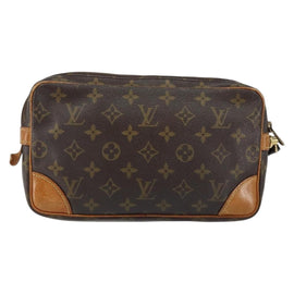 LOUIS VUITTON Monogram Marly Dragonne GM Clutch Bag M51825 LV Auth BA7588 - 0
