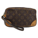 LOUIS VUITTON Monogram Marly Dragonne PM Clutch Bag M51827 LV Auth BA7589-1