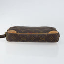 LOUIS VUITTON Monogram Marly Dragonne PM Clutch Bag M51827 LV Auth BA7589-6