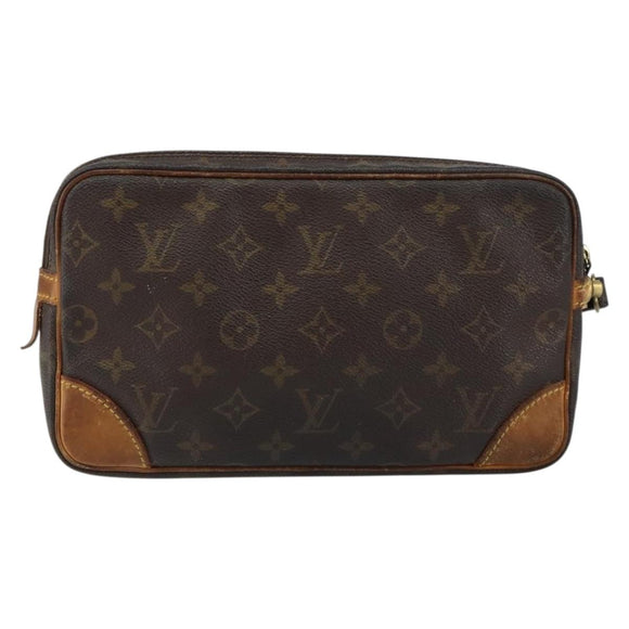 LOUIS VUITTON Monogram Marly Dragonne GM Clutch Bag M51825 LV Auth BA7594