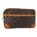 LOUIS VUITTON Monogram Compiegne 28 Clutch Bag M51845 LV Auth BA7595-1