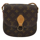 LOUIS VUITTON Monogram Saint Cloud PM Shoulder Bag M51244 LV Auth BA7596-13