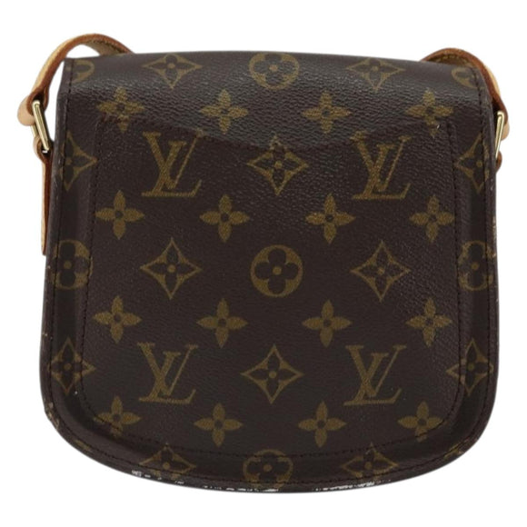 LOUIS VUITTON Monogram Saint Cloud PM Shoulder Bag M51244 LV Auth BA7596