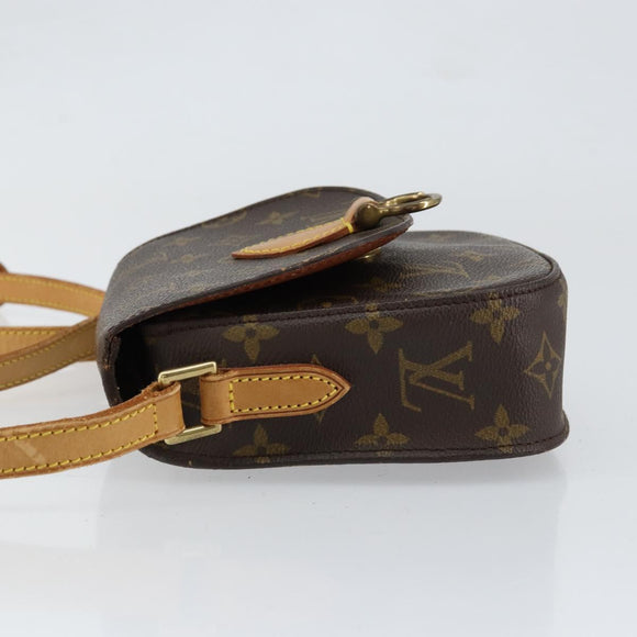 LOUIS VUITTON Monogram Saint Cloud PM Shoulder Bag M51244 LV Auth BA7596