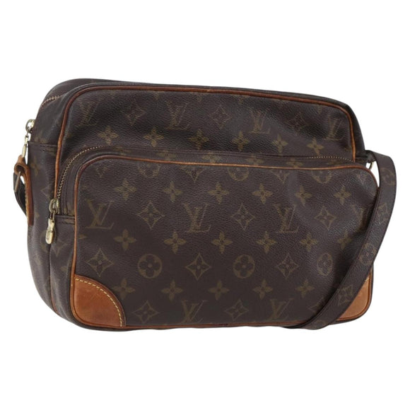 LOUIS VUITTON Monogram Nile Shoulder Bag M45244 LV Auth BA7600