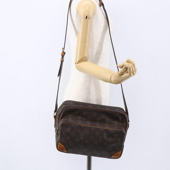 LOUIS VUITTON Monogram Nile Shoulder Bag M45244 LV Auth BA7600