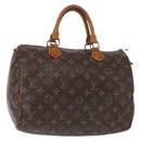 LOUIS VUITTON Monogram Speedy 30 Hand Bag M41526 LV Auth BA7609-1