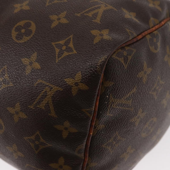 LOUIS VUITTON Monogram Speedy 30 Hand Bag M41526 LV Auth BA7609