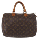 LOUIS VUITTON Monogram Speedy 30 Hand Bag M41526 LV Auth BA7609-13