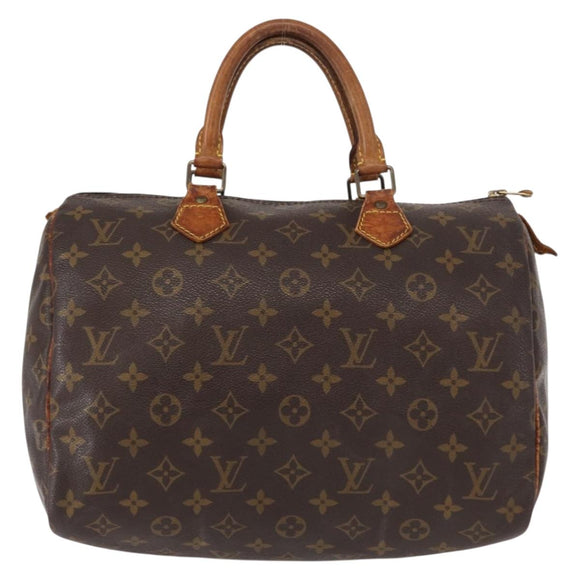 LOUIS VUITTON Monogram Speedy 30 Hand Bag M41526 LV Auth BA7609