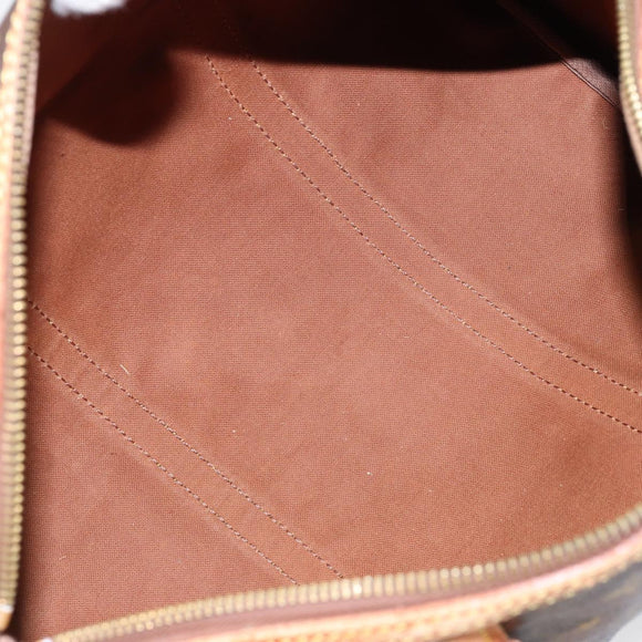 LOUIS VUITTON Monogram Sac Souple 35 Boston Bag M41626 LV Auth BA7611