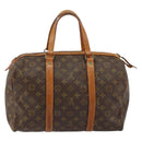LOUIS VUITTON Monogram Sac Souple 35 Boston Bag M41626 LV Auth BA7611-3
