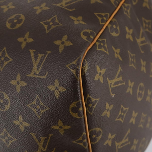 LOUIS VUITTON Monogram Keepall 55 Boston Bag M41424 LV Auth BA7612