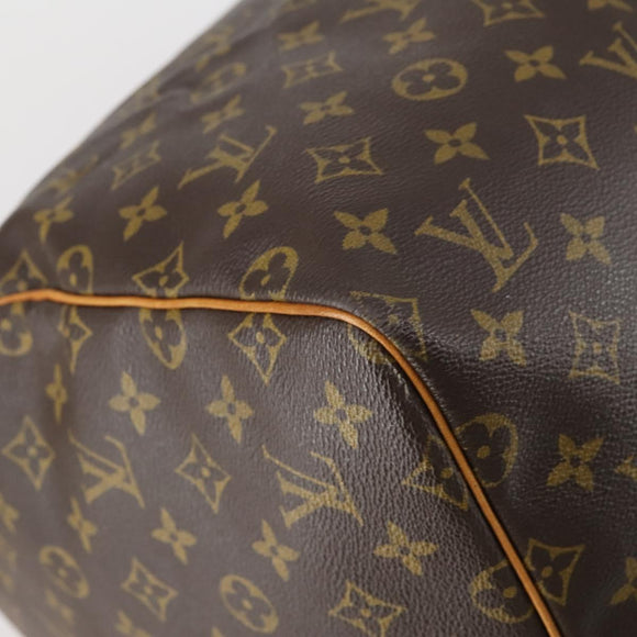 LOUIS VUITTON Monogram Keepall 55 Boston Bag M41424 LV Auth BA7612