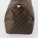 LOUIS VUITTON Monogram Keepall 55 Boston Bag M41424 LV Auth BA7612-3